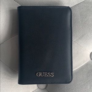 Guess Black passport wallet